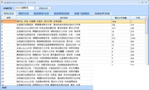 逐鹿淘宝隐形降权探测软件