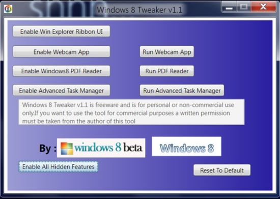 Windows 8 Start Tweaker