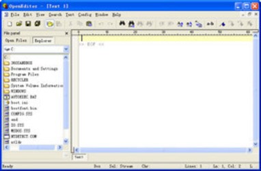 文本编辑 OpenEditor0.99