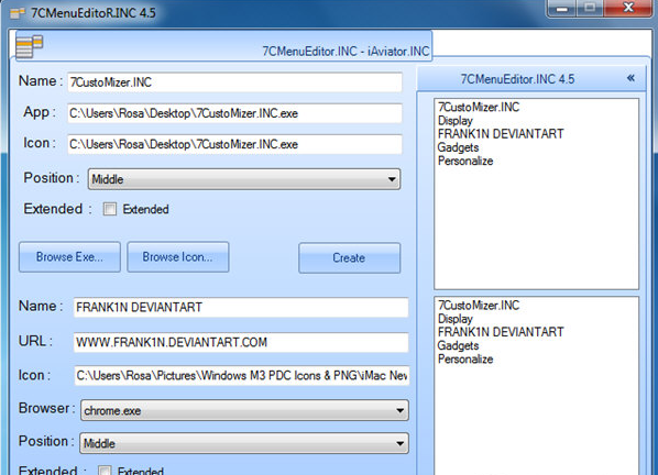 7CMenuEditor4.5