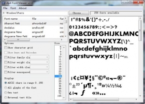 dp4 Font Viewer3.2