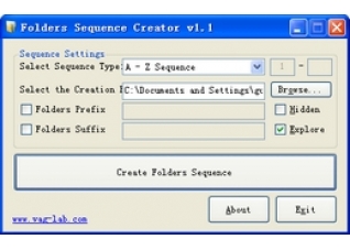 Folders Sequence Creator1.1