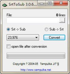 SrtToSub3.0.6.31