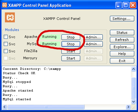 XAMPP7.2.12