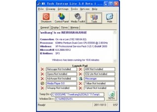 MR Tech Systray3.0