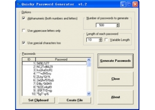 Quicky Password Generator2.0