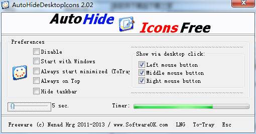 AutoHideDesktopIcons3.51