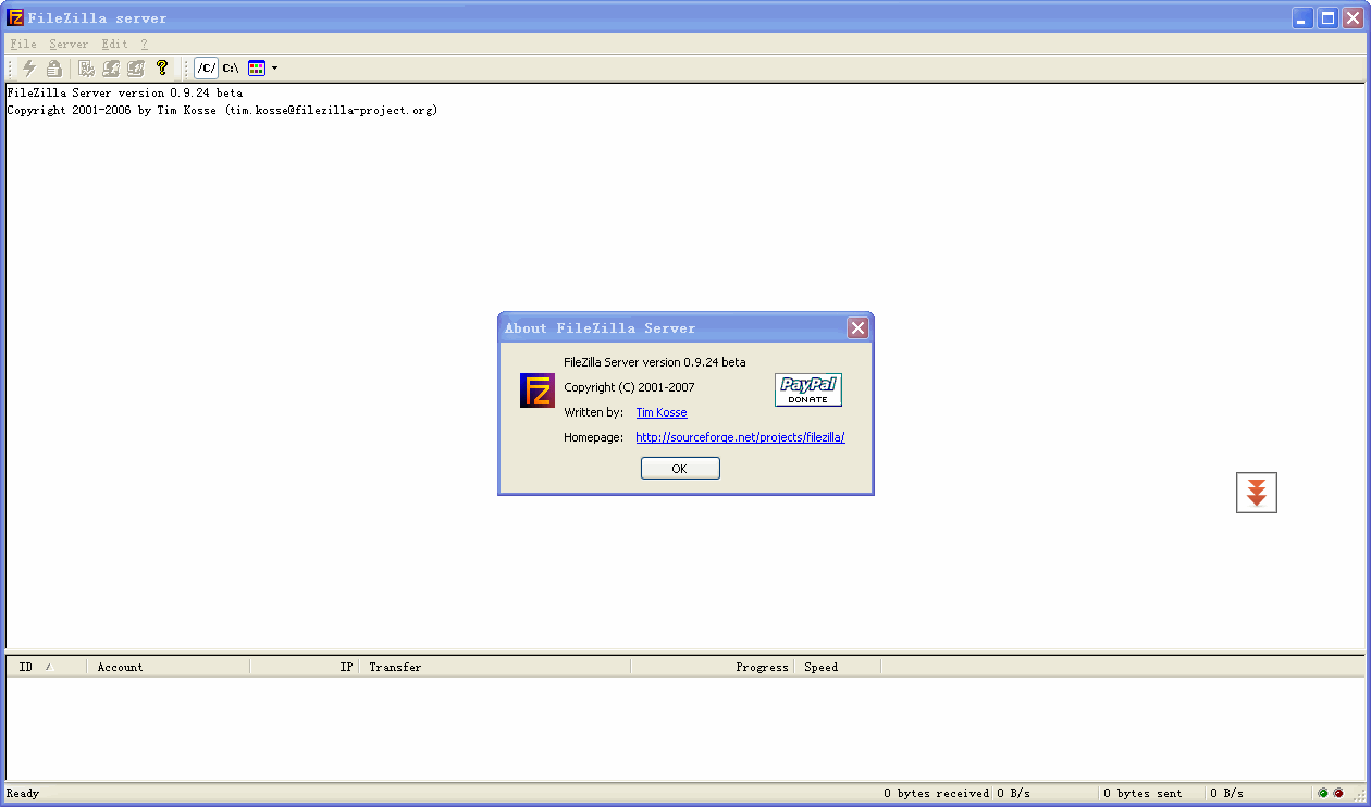 FileZilla Server