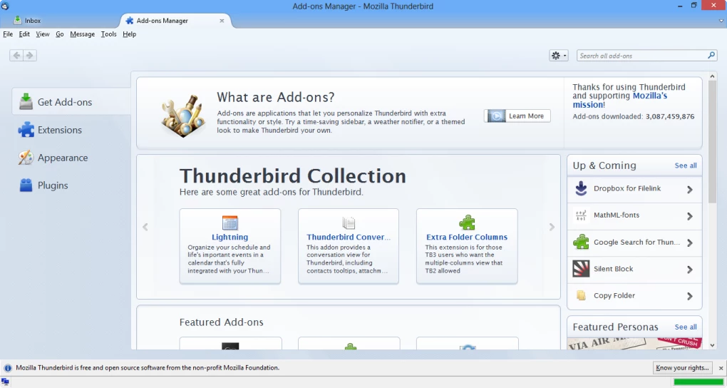 Mozilla Thunderbird65.0