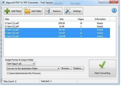 TIFF转PDF格式转换器(TIFFtoPDF)