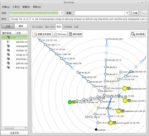 网络安全扫描器Zenmap