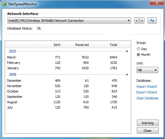 NetSpeedConsole