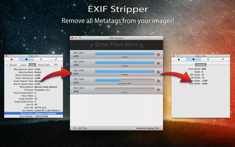 Exif Tag Remove