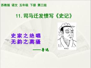 司马迁发愤写史记PPT课件