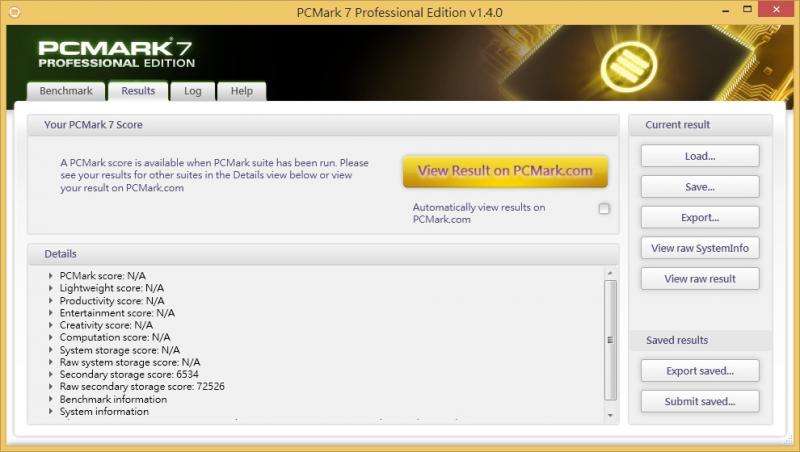 电脑整机性能测试工具(PCMark7)7