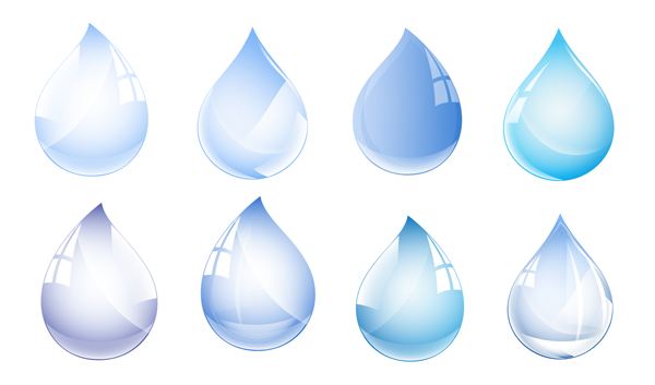 水滴图形矢量