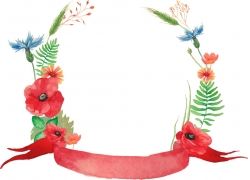精美彩带边框矢量素材