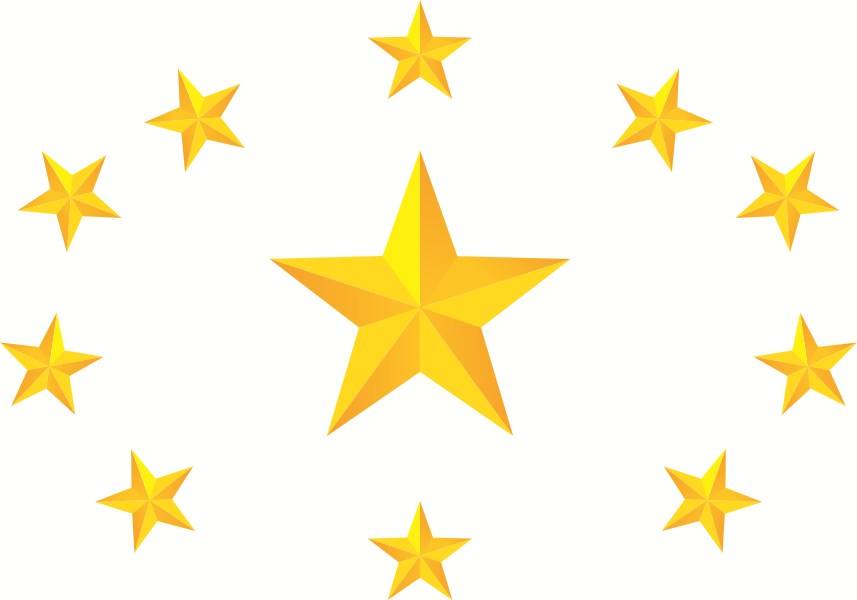 精美星星矢量