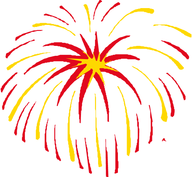 烟花爆竹纷飞矢量图素材