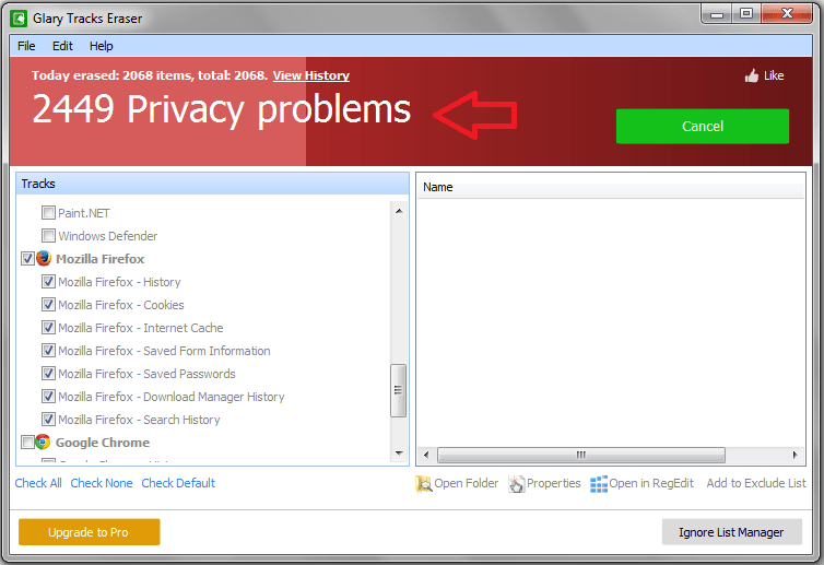 GlaryTracksEraser