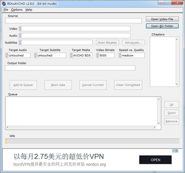 BDtoAVCHD(视频压缩软件)