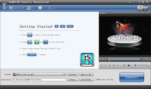 AnyMP4MTSConverter(MTS格式转换器)