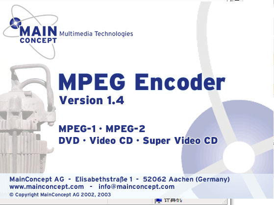 MPEG编码软件(MainConceptH.264Encoder)