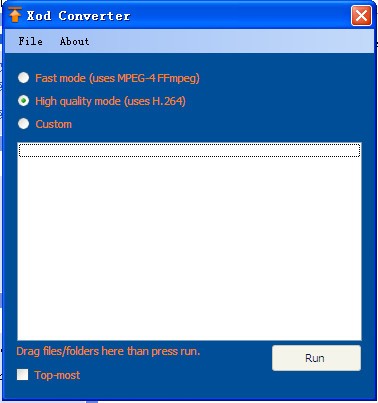 XodConverter(视频转换成M4V格式)