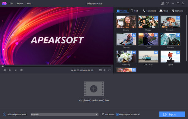 ApeaksoftSlideshowMaker(电子相册制作软件)