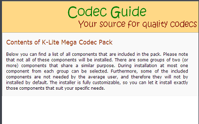 K-LiteCodecPackUpdate影音解码器
