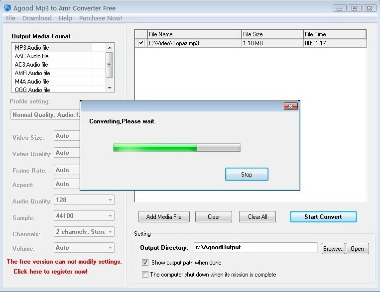 AgoodMp3toAmrConverter