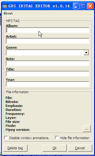 ID3Editor(MP3标签编辑器)