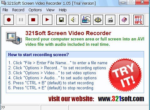 屏幕录像机(321SoftScreenVideoRecorder)