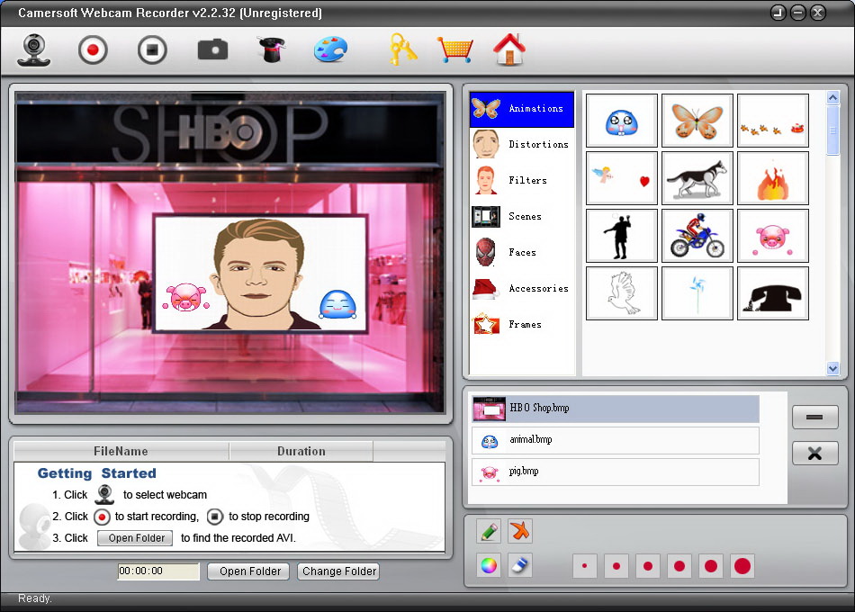 CamersoftWebcamRecorder(摄像头录像)