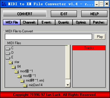 midi转mx文件转换器(MIDItoXMFileConverter)