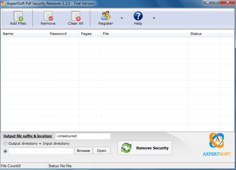 PDF密码清除工具(PdfSecurityRemover)