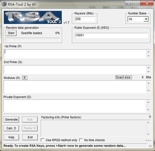 RSA算法辅助工具(RSA-Tool2)
