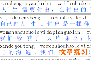 循序渐进地提高汉语拼音打字水平，能够帮助大家快速的提高拼音打字速度。