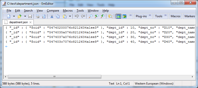 FileToMongo(MongoDB导入工具)