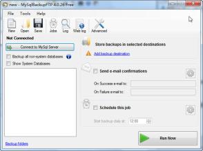 MySQL数据库备份工具(MySQLBackupFTP)