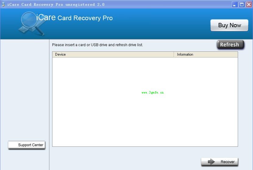 存储卡数据恢复软件(iCareCardRecoveryPro)