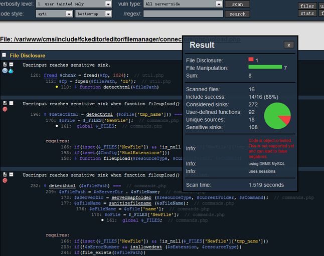 PHP漏洞扫描工具(PhpScanning)