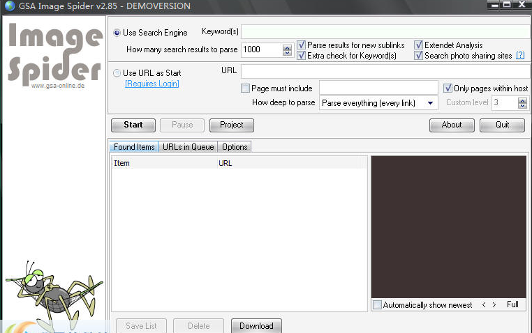 GSAImageSpider