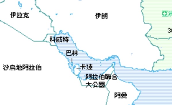 中东地图高清中文版全图