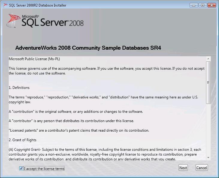 SQLServer2008示例数据库AdventureWorks2008R2SR1