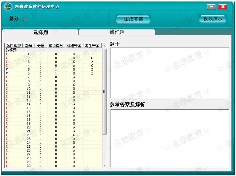 未来教育2017二级msoffice模拟软件