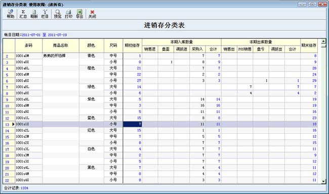 易顺佳服装进销存软件简体标准版