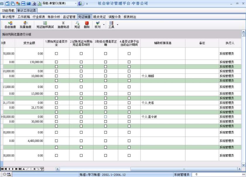中普审计系统