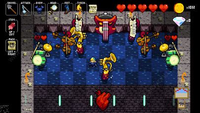 一款全新游戏方式的僵尸类游戏《节奏地牢（Crypt of the NecroDancer）》将给你带来不一样的体验，你需要配合动感的背景音乐节奏按下移动键来使你控制的角色逃脱僵尸的魔爪。