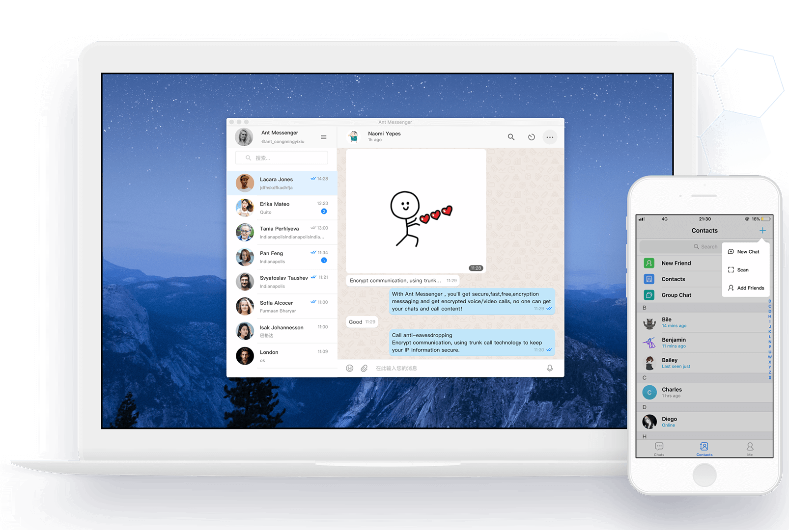 Ant Messenger